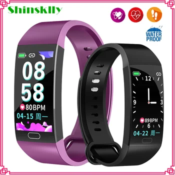 

2019 Smart Bracelet Waterproof Sport Health Smart Band Heart Rate Monitor Blood Pressure Fitness Tracker Watch PK Mi Band 3 4
