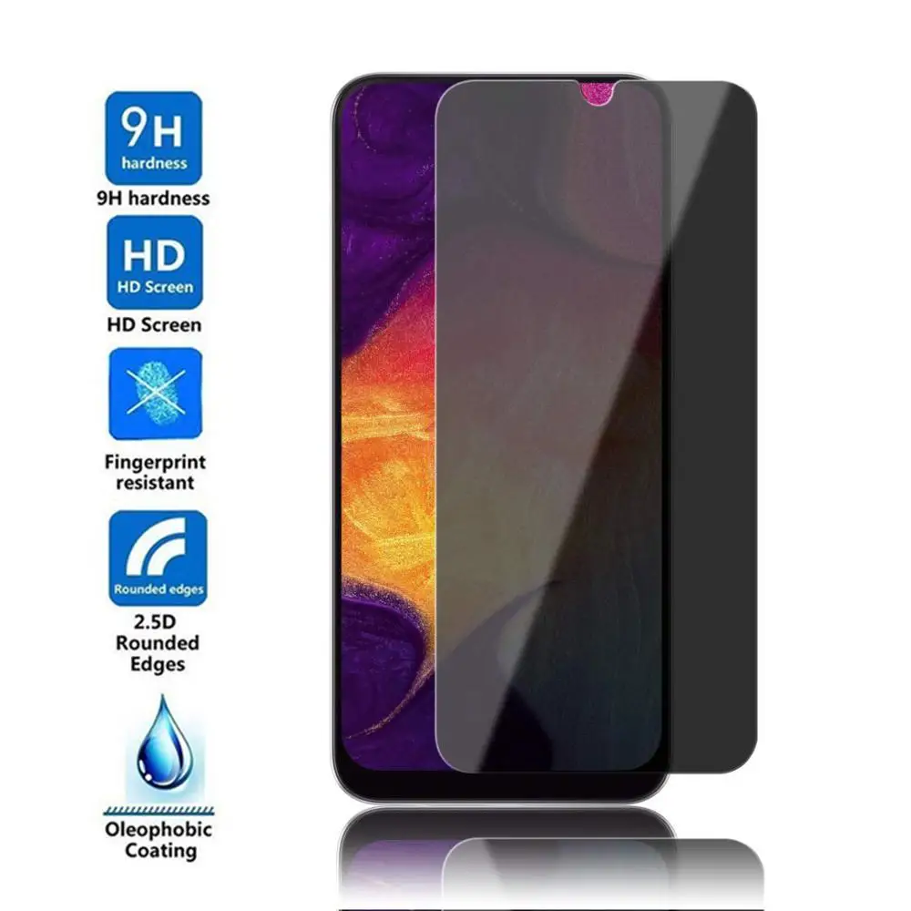 

2.5D 9h Privacy Tempered Glass for Samsung Galaxy A10 A10E A20 A20E A50 A70 A40S A50S A70S M50 M50S Anti Spy Screen Protector