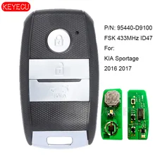 KEYECU 10PCS Keyless Go Smart Remote Car Key Fob 433MHz ID47 for KIA Sportage 2016 2017 P/N: 95440 D9100 FCCID: FOB 4F08