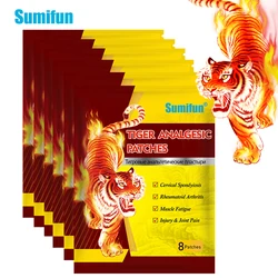 8/16/24Pcs Sumifun Tiger Patch Arthritis Knee Joint Shoulder Neck Spine Lumbar Muscle Strain Pain Relief Chinese Herbal Plaster