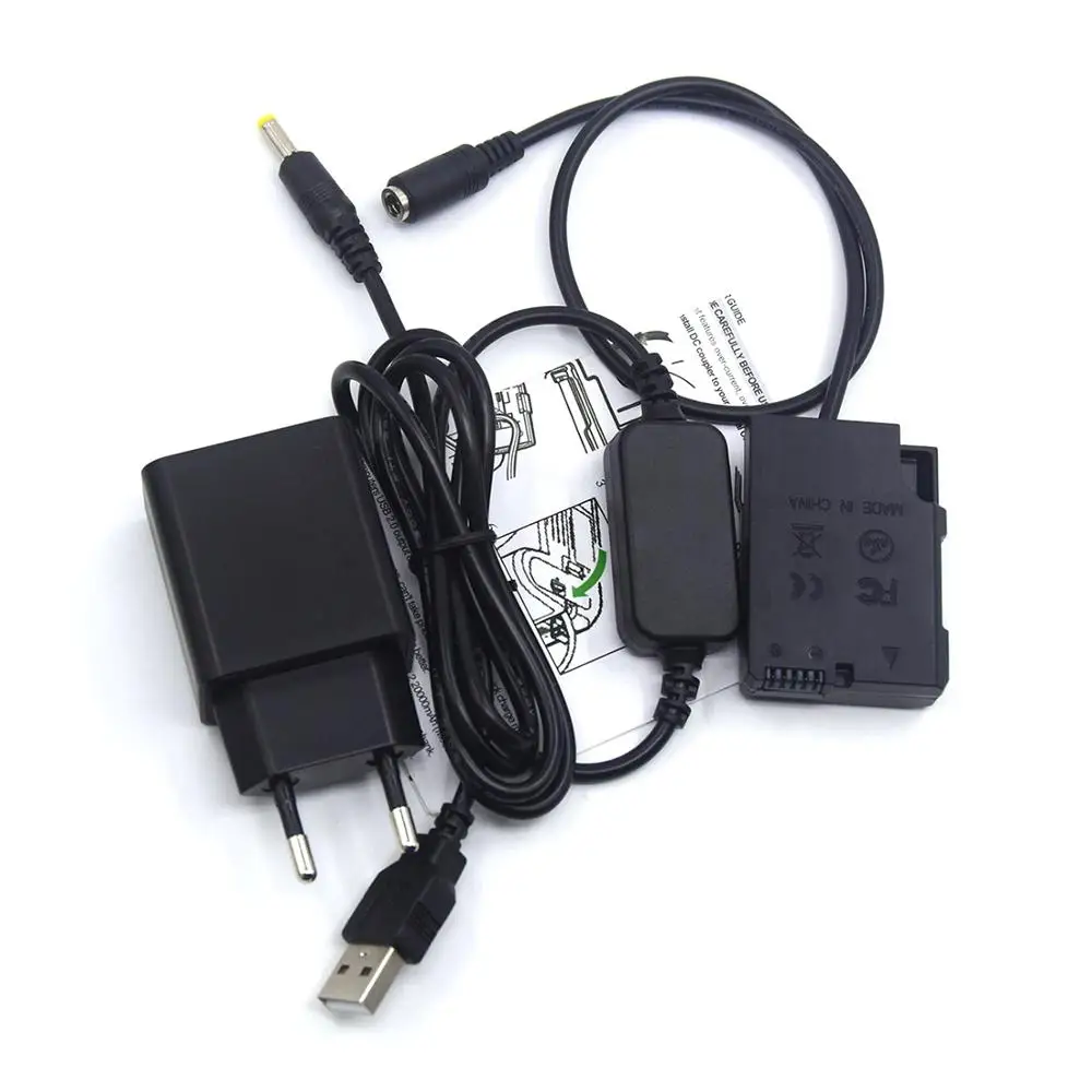 

Зарядное устройство USB QC3.0 + USB-кабель + стандартная сцепка постоянного тока, фотоаккумулятор для Nikon P7800, P7100, D5600, D5300, D5200, D5100, D3400, D3300