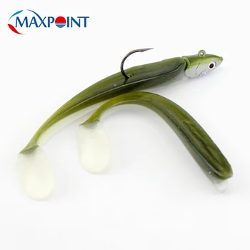 SALE PRICE ❤️ 11cm Fishing Lures Set with Swing Tail Sayori 140 with 20g Jig Head Kayak Soft Lures Inshore Fishing Baits Flexible Vinyle - discount item 53% OFF Sports & Entertainment