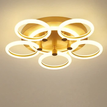 

LED Chandelier Modern Ceiling chandeliers Lighting For Living Room Bedroom kitchen Lustre With Remote Control Light Fixtures