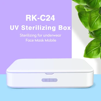 

USB led Box Uvc protable Automatic disinfection Smart Masks Ultraviolet sterilizer box with Aromatherapy blacklight led protecti