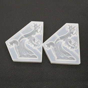 

1PCS Translucent Sea Waves Silicone Mold DIY Jewelry Making Tool Moulds UV Epoxy Resin Decorative Craft
