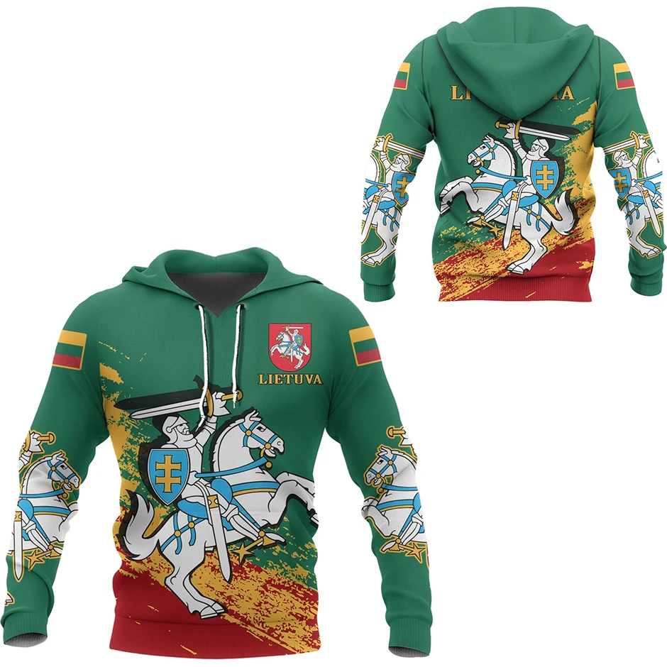 

Tessffel Country Emblem Flag Lithuania Retro Tattoo Autumn Pullover Men/Women Tracksuit Jacket 3Dprint Streetwear Zip Hoodies A5