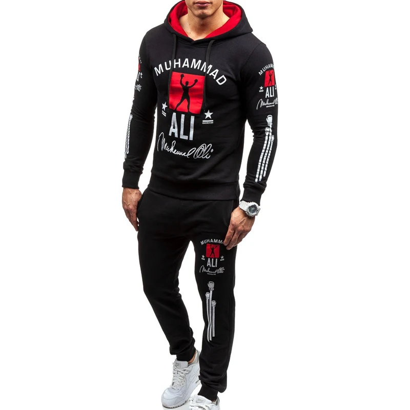 ZOGAA Men's Tracksuit Brand 2 Pieces Set Autumn Casual Hooded Sweatshirt+Pants Sweatsuit Jogging Suit Men Tracksuits Sport Suits