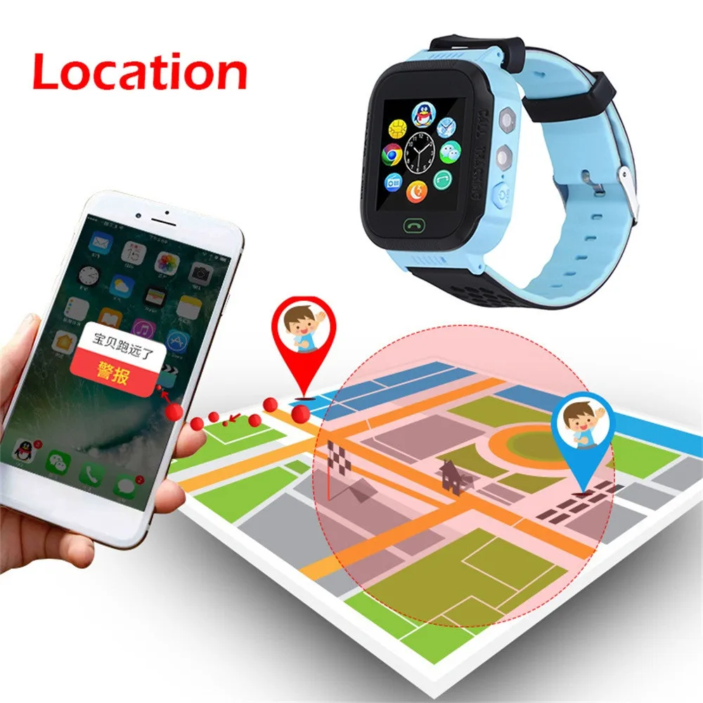  Children Smartwatch Russian English Smart Electronics Watch Q528 with GPS Locator Screen Tracker SO - 33028582845