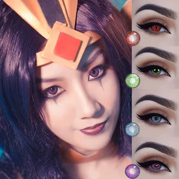 

2pcs Cosplay Series Colored Contacts For Eyes Contact Lenses Lentes De Contacto Non Prescription For Coser Halloween UYAAI TTD