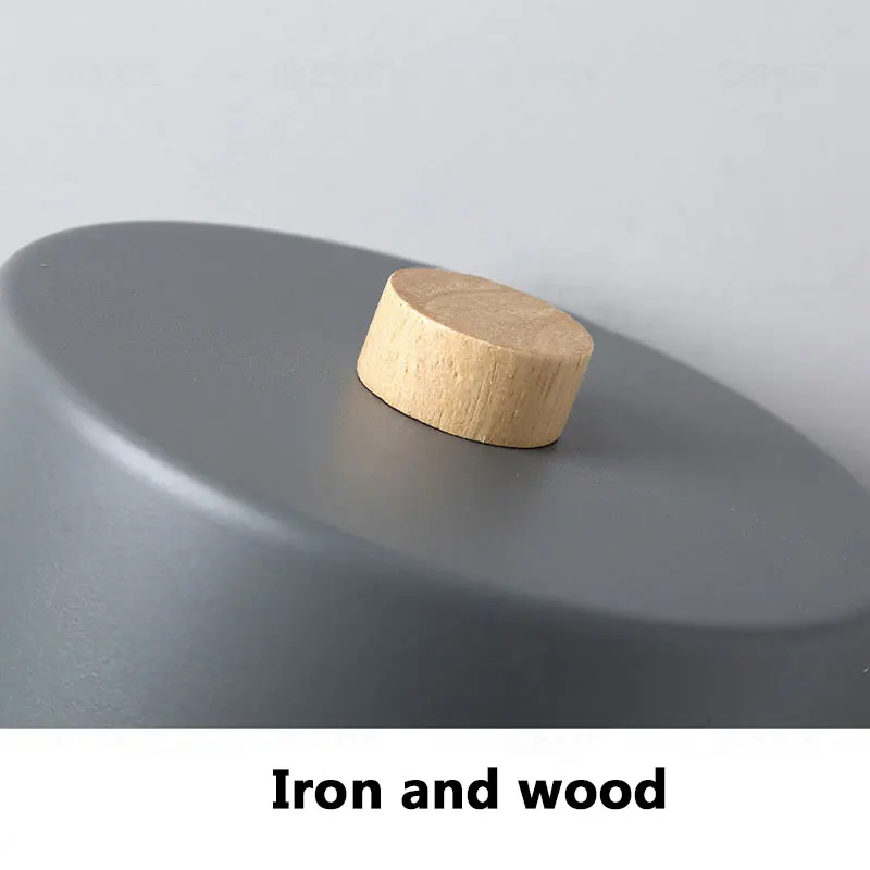 Nordic modern LED E27 5W wall light home improvement iron and wood wall light for foyer study bedroom bedside wall lamp