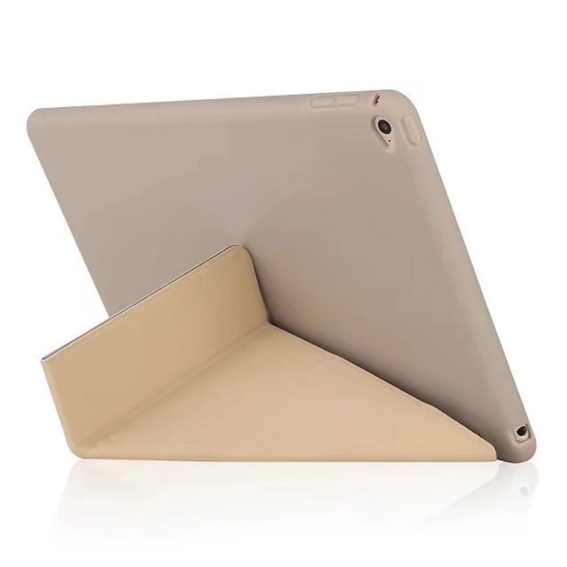 Для iPad 9,7 дюймов чехол 5-го 6-го поколения для планшета умный чехол из искусственной кожи Силиконовый мягкий чехол для задней панели A1822 A1893 HY004