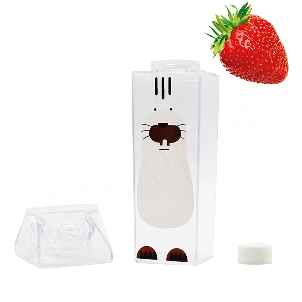 My kitchen Items герметичная протеиновая бутылка для воды, молоко, лимон, Спортивная фруктовая посуда, пластиковый сок, креативная чашка для бутылок для воды
