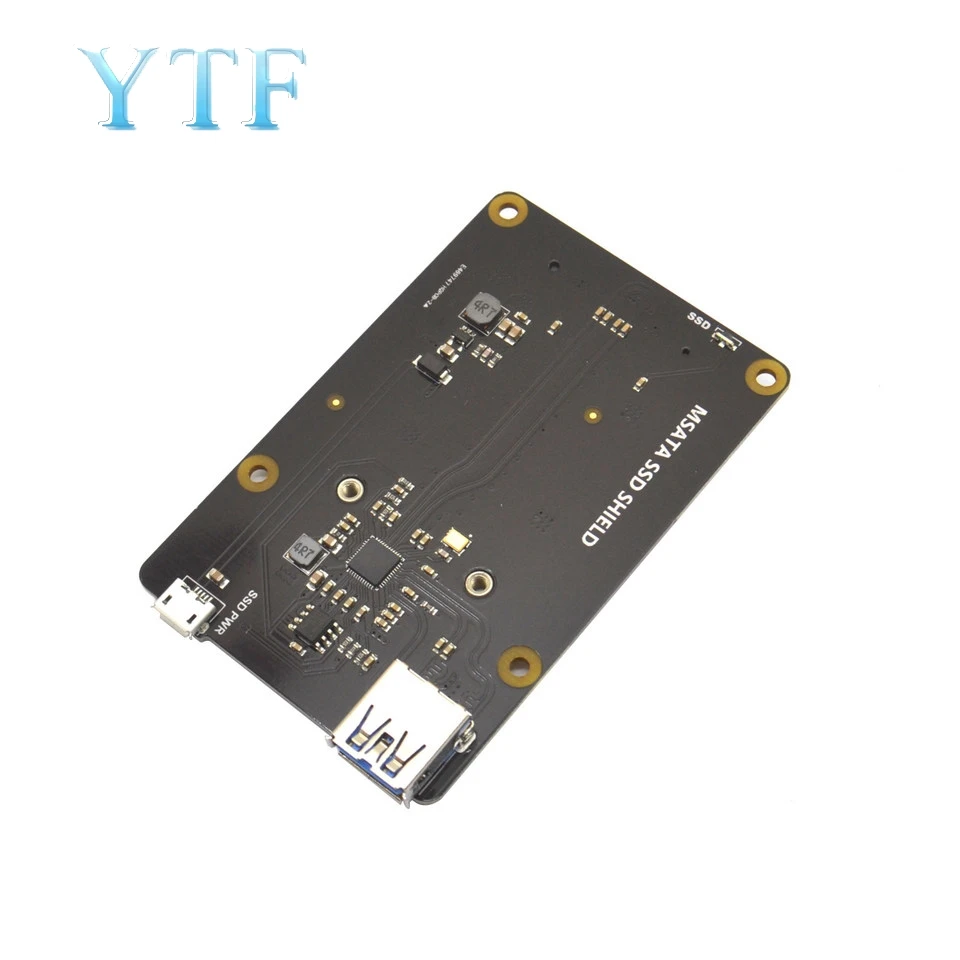 Billig Raspberry Pi 3B + X850 V3.1 mSATA SSD Festplatte Expansion Board Unterstützt 1TB USB 3.0