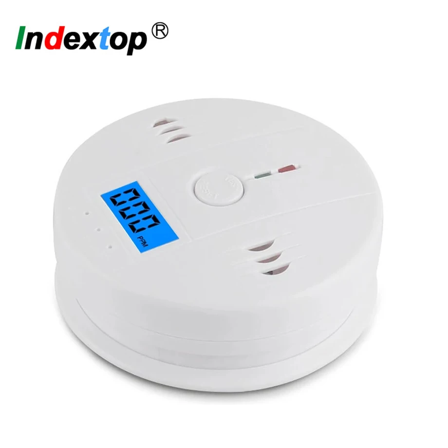 LCD CO Sensor Work Alone Built In 85dB Siren Sound Independent Carbon Monoxide Poisoning Warning Alarm Detector gas leak detector