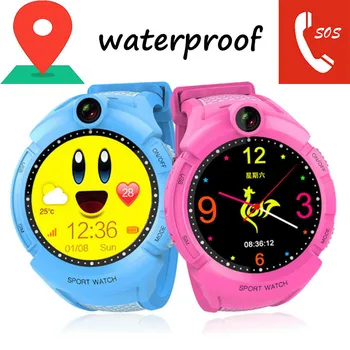 

GPS Children Smart Watch Q610S GPS WiFi Locator Tracker Kid Wristwatch Waterproof SOS Call Smartwatch Child For iOS Android
