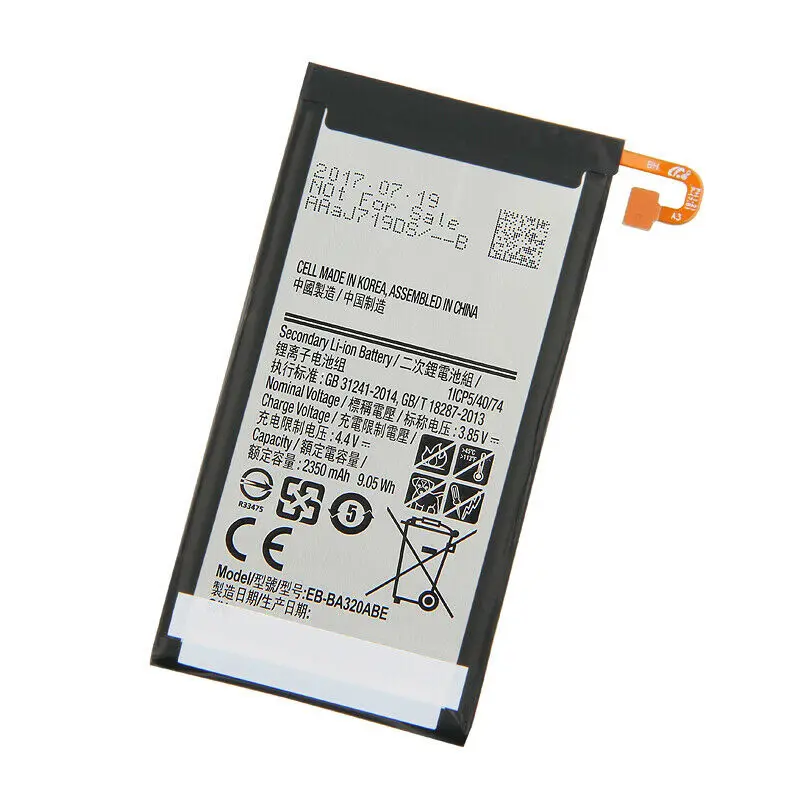 Аккумулятор EB-BA320ABE для версии samsung GALAXY A3 A320 2350mAh