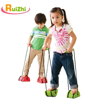 

Ruizhi Children Stepping Stones Kindergarten Stilts With Handles Sensory Integration Balance Sport Outdoor Game Kids Toys RZ1123
