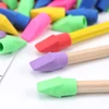 10 PCS Erasers Pencil Top Eraser Caps Chisel Shape Pencil Eraser Toppers Student Painting Correction Supplies Stationery ► Photo 1/6