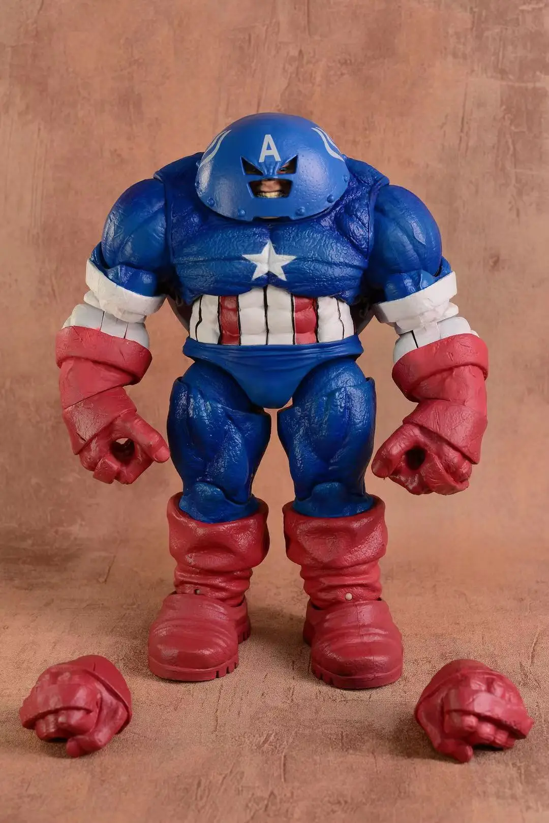 Marvel Select DST X-Men Juggernaut Captain America Custom 9" Action Figure 