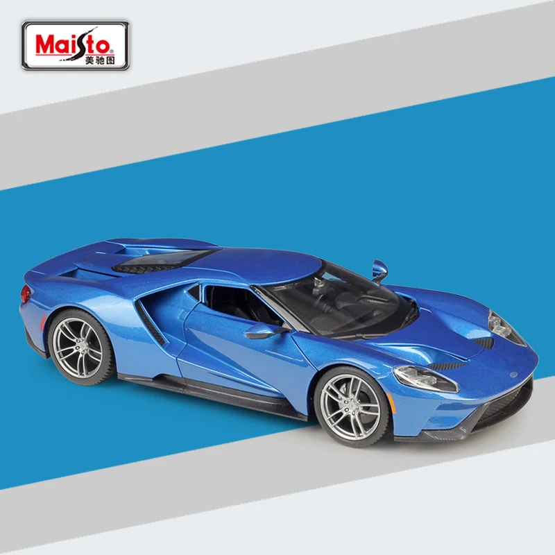 1:18 2017 Ford GT спортивный автомобиль сплав металла модель автомобиля литья под
