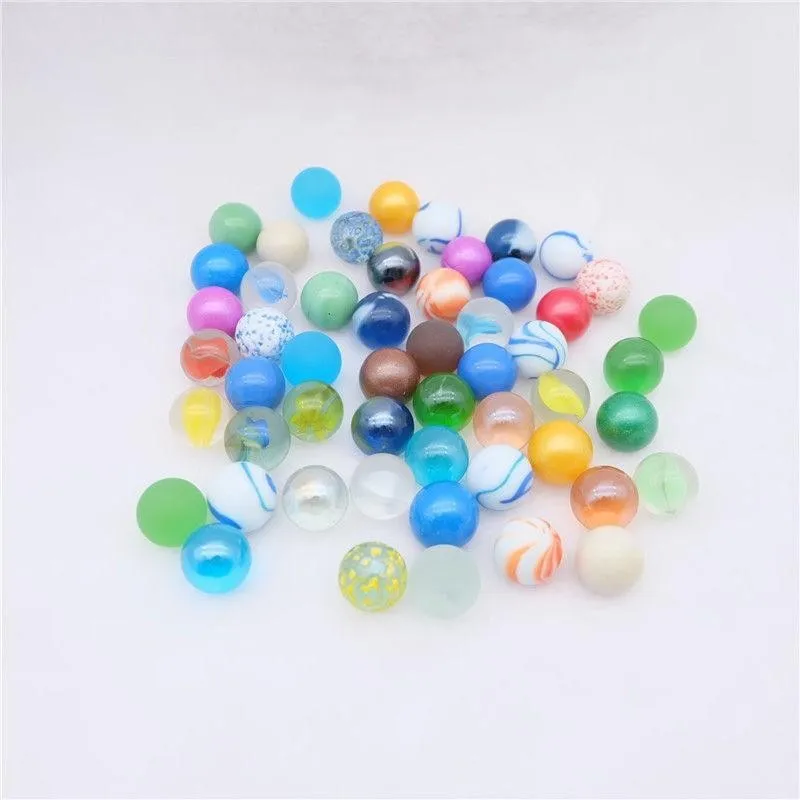 10/20pcs Glass Ball 16 Mm Cream Console Game Stress Pinball Machine Cattle Small Marbles Pat Toys Parent-child Machine Beads 5