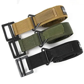 

Outdoor Military tactical nylon belt Black tactical belt outdoor multifunctional canvas belt