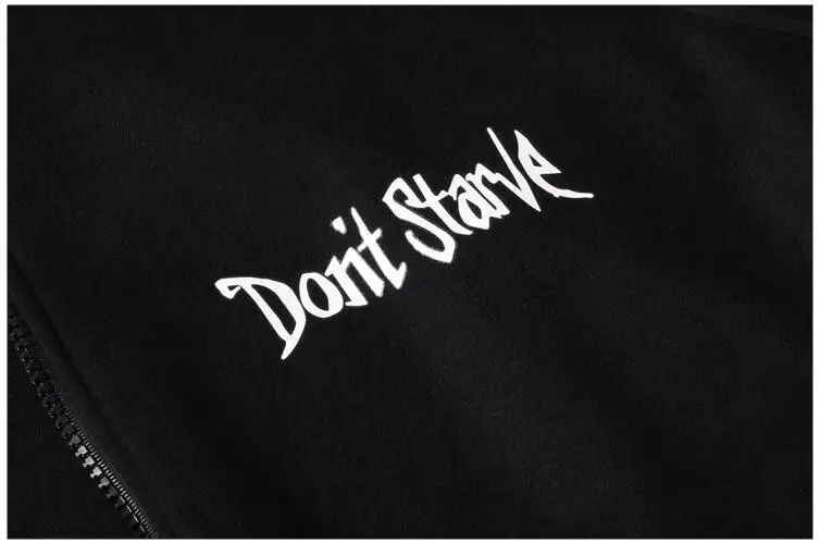 Новинка, Осень-зима, толстовка с капюшоном и надписью Don't Starve, толстовка с капюшоном для игры, кардиган, хлопковая Толстовка для мужчин