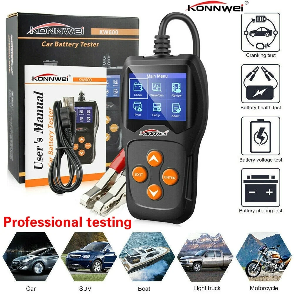 Ms011 - тестер. тестер автомобильных акб konnwei kw600. аккумуляторная батарея для сканера datalogic qm2400, цвет черный. Autel bt608. скат 2 автомобильный тестер.