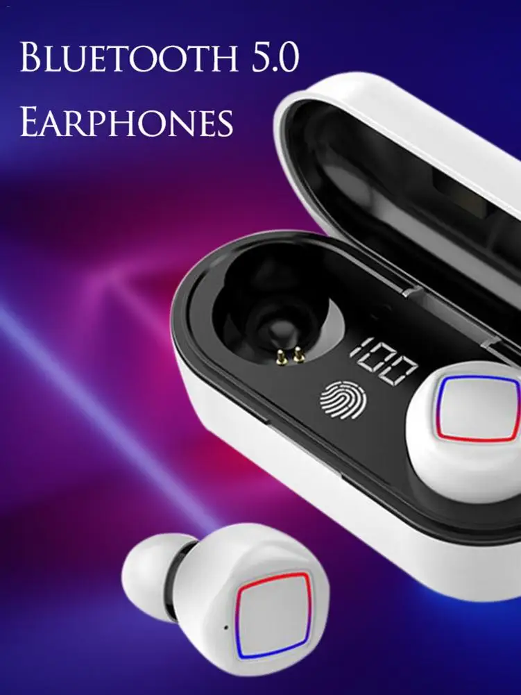 2019 беспроводные Bluetooth наушники Hifi стерео спортивные вкладыши водонепроницаемые