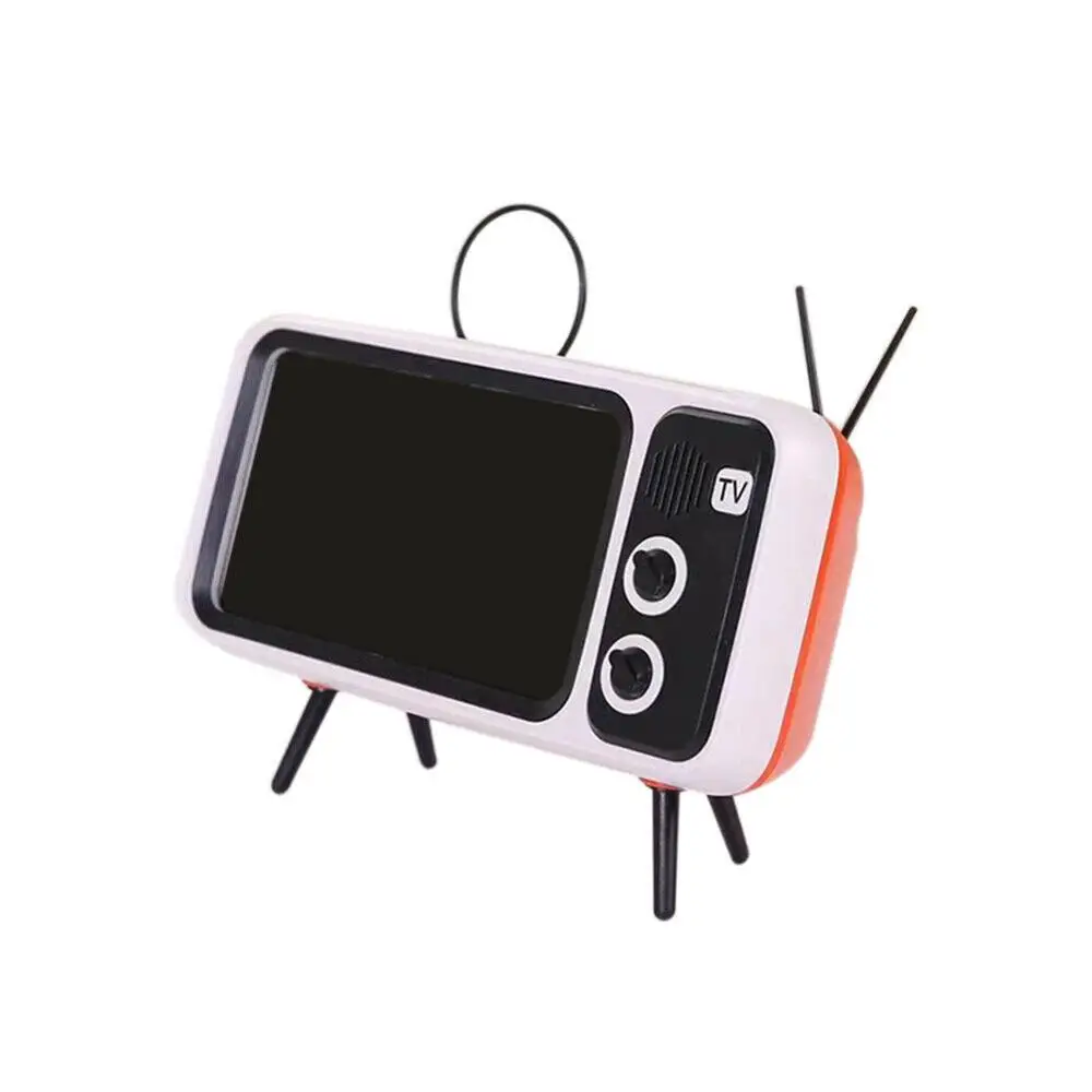 As photo show Для телефона Поддержка TF USB ретро мини-динамик BT4.2 Bluetooth беспроводной fm-радио 1200 мАч музыкальная звуковая система колонка с аккумулятором MP3 - Цвет: As photo show