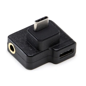 

for DJI Osmo Action 3.5mm USB-C Adapter for OSMO Action Camera Enhances Sound Quality While Charging Data Transmission