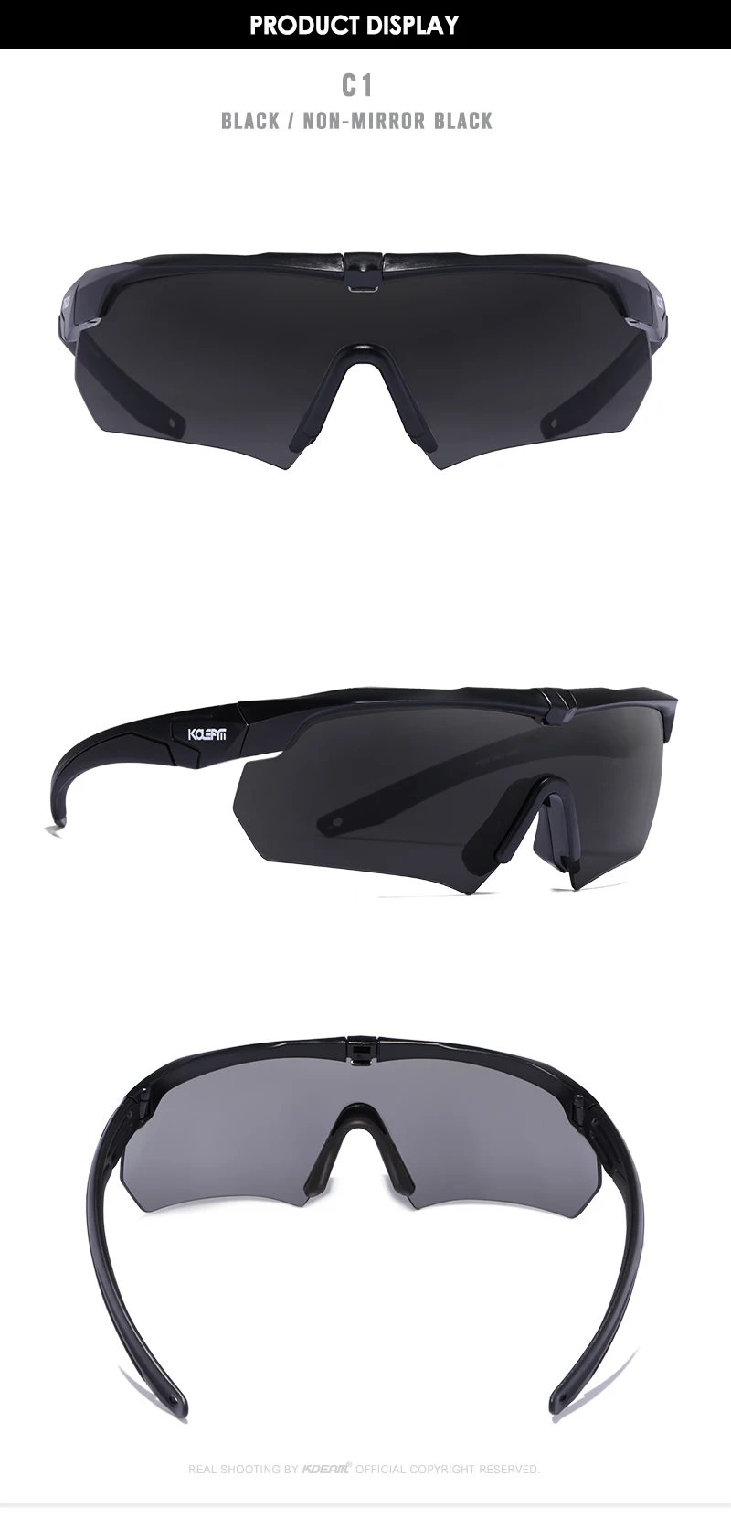 KDEAM спортивные солнцезащитные очки TR90 Frame 12 цветов мужские брендовые KD333 UV400 Нескользящие удобные летние солнцезащитные очки wo для мужчин