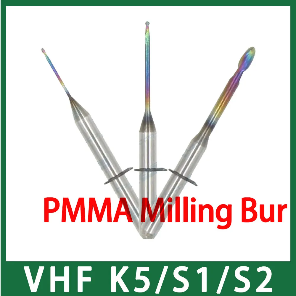 VHF 5 оси CADCAM концевые фрезы для PMMA, PEEK, воск