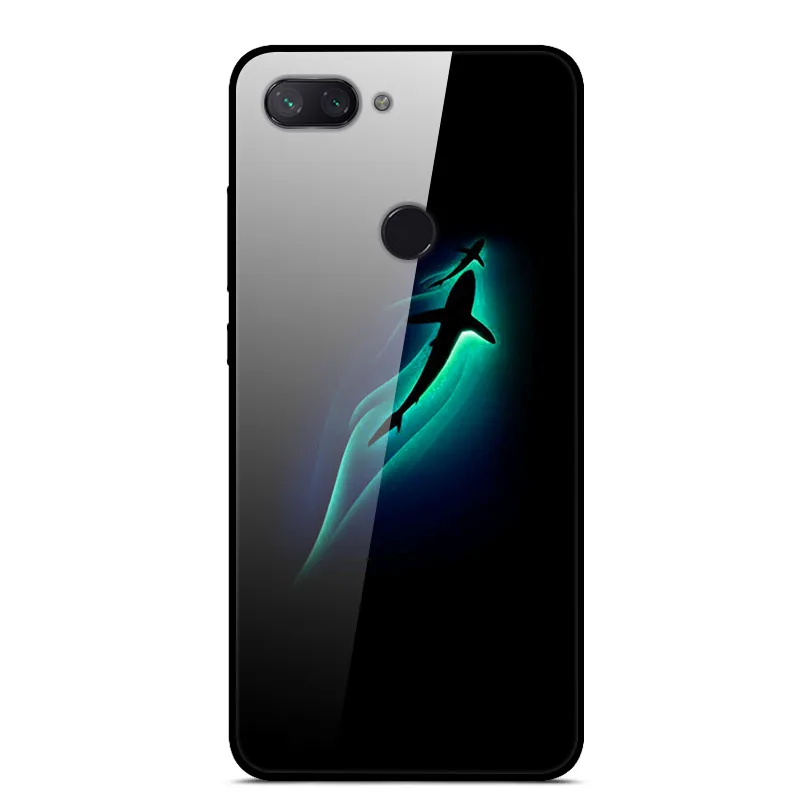 Для Xiaomi mi 8 чехол закаленного стекла с принтом Жесткий Чехол для Xiaomi Mi 8 Lite Mi8 SE M8 Pro Mi8Lite 8lite телефонный футляр - Цвет: 11