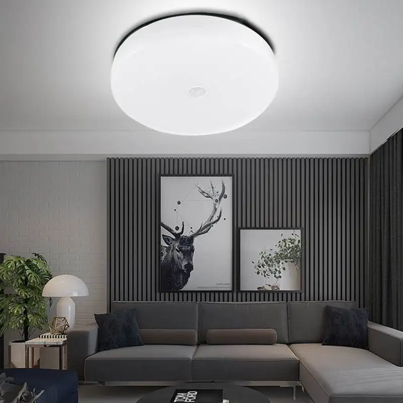 Sensor de Luz de Teto Movimento + Luzes Pir Infravermelho Flush Montado Decoração Casa Lâmpada Corpo Humano Indução Controle Luz 12 w - 18 Led Mod. 255618 10 12 w 18 w led pir sensor