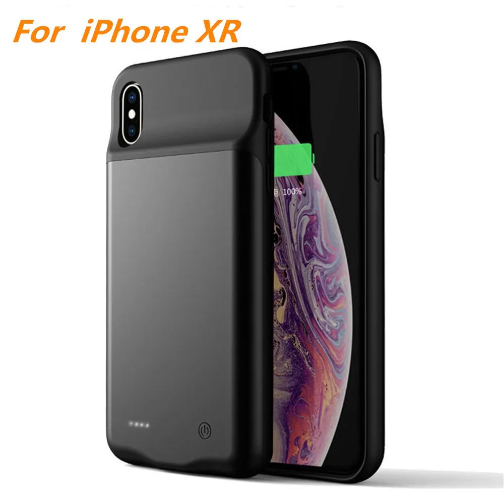 KQJYS 4000 мАч чехол для внешнего аккумулятора для iPhone XR резервный внешний аккумулятор чехол Мягкий силиконовый чехол для зарядки телефона чехол для питания