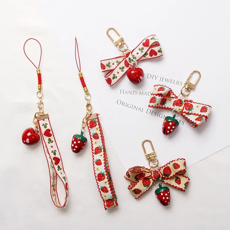 Новинка 2019 модные брелки для ключей с рисунком в виде фруктов искусственной