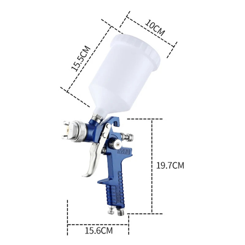 HVLP Pro  , ǰ  , H827 1.4 1.7 2.0mm , ڵ  DIY   귯
