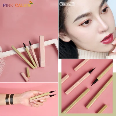 

Liquid Eyeliner Pencil Super Waterproof Black Double-Headed Stamps Eye liner Eye maquiagem Cosmetic Makeup Tool