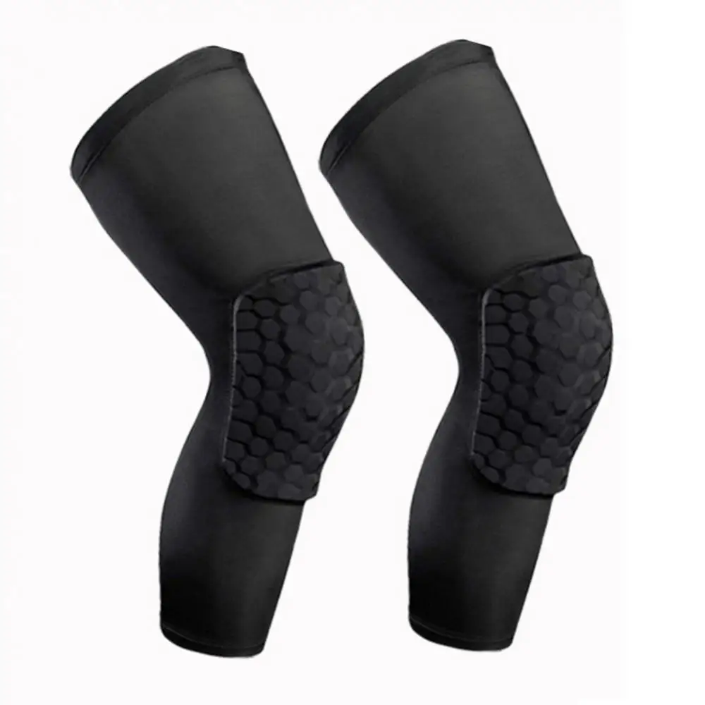1Pc Men Women Knee Pad Breathable Sports Football Basketball Knee Pad Honeycomb Leg Brace Support Knee Pad Knee Support Knee Brace Knee Wraps