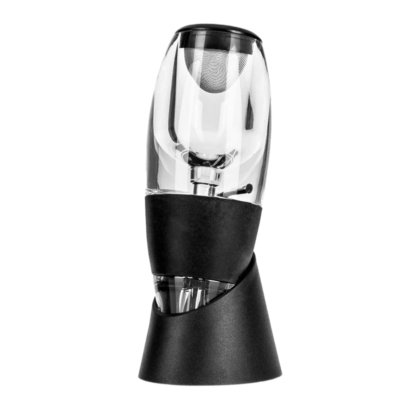 

Quality Wine Aerator Quick Decanting Red Wine Pourer Decanter Set with Filter Stand Dispenser Whiskey Aerator Bar Accessories