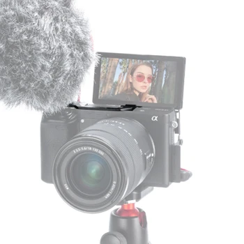 

Bracket Cold Shoe Plate Aluminum Alloy Mount Mic Expansion Accessories Easy Use Adapter Removal Relocation For Sony A6400 A6300