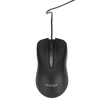

3 Button USB Wired Mouse, Business Office Ergonomic Optical Computer Mouse Compatible With PC, Laptop