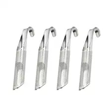 4 Pack Tea Infuser Stainless Steel Tea Strainer Filter Pipe Stick Steeper With Hook Reusable Premium Fine Mesh For Loose Leaf He