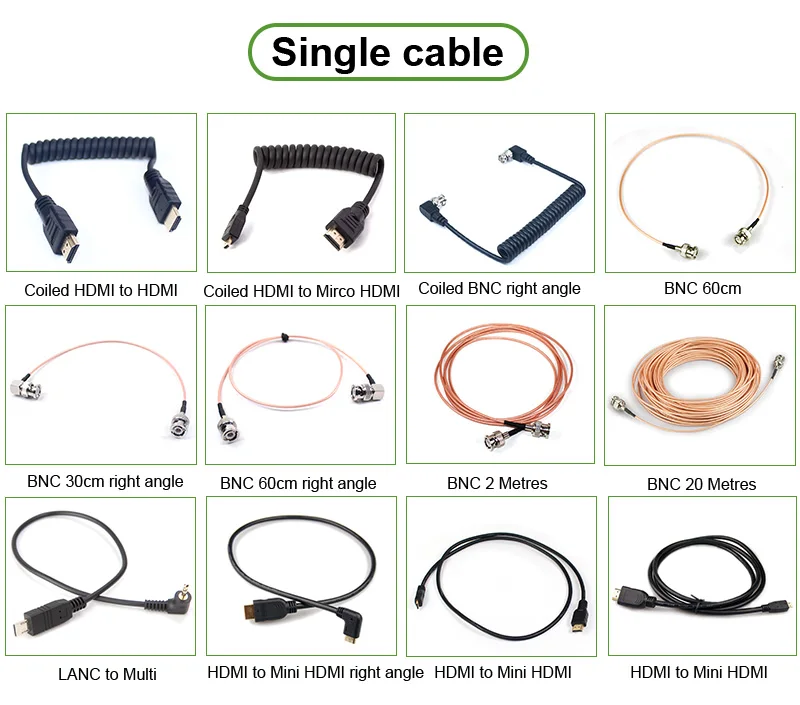 LanParte4K 60P 8 бит Спиральный Micro HDMI кабель для стандарта HDMI для SONY A7R4 A7M3 A9(HDMI2.0