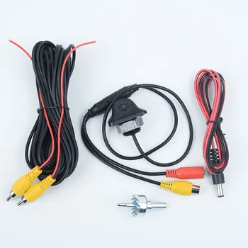

170 Degree Reverse Backup Car Front Rear View Camera LED Night Vision Parking CCD HD For Car Truck RV Minivan With Cable Nut