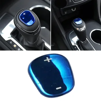 

ABS Blue Car Gear Handle Shift Knob Cover Trim For Chevrolet Equinox 2018-2020 Adhesive Car Styling Accessories 2020 New