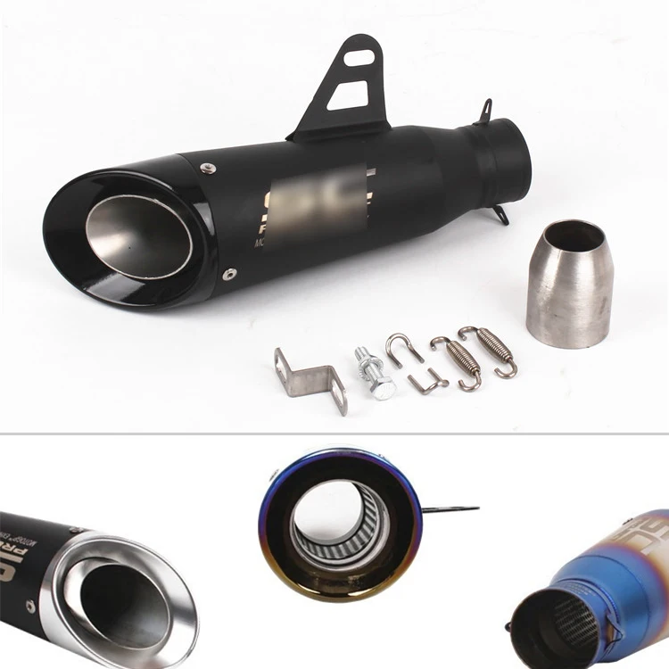 

mt 09 Motorcycle accessories 51mm motocross exhaust sc racingproject Carbon fiber exhaust for raptor duke 390 cb 1300 ninja 300