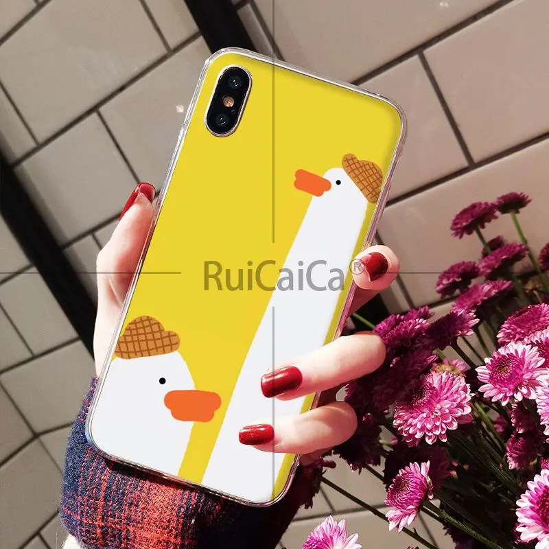 Super cute cartoon duck goose