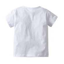 Футболка с короткими рукавами для мальчиков модная детская одежда из чистого хлопка с короткими рукавами, стиль, детская одежда с изображением национального флага для мальчиков, Summ